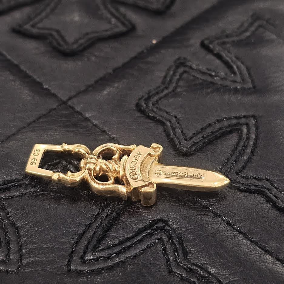 CHROME HEARTS 22K #10 DAGGER Pendant Top クロムハーツ 22K #10 ダガー ペンダントトップ