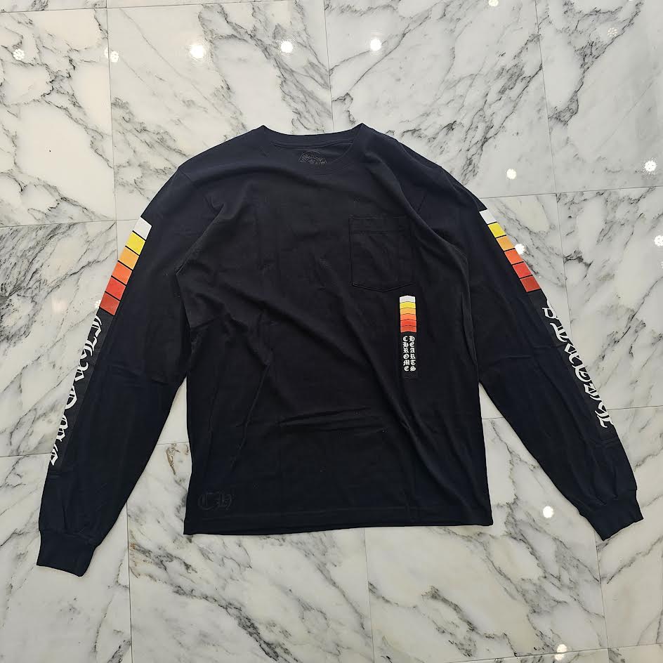 CHROME HEARTS Neon Bar Logo Long Sleeve Tee Size L クロムハーツ ネオンバー ロゴ ロングスリーブ Tシャツ サイズL