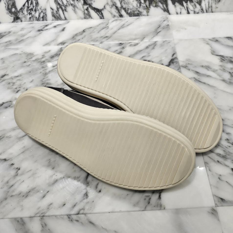 Rick Owens DRKSDW Vintage Sneaks "Dark Dust / Milk" DU01D1803 Size 42 リックオウェンス ダークシャドウ ヴィンテージスニーカー "ダークダスト/ミルク" サイズ42