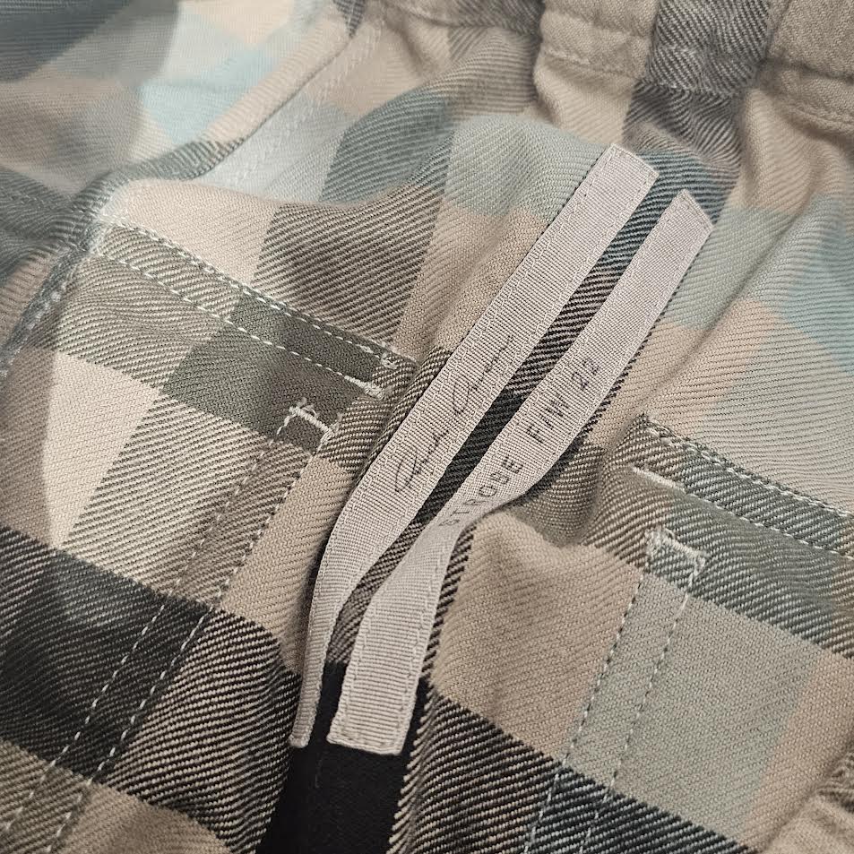 Rick Owens 2022AW Penta Check Bermuda Shorts RU02B2384-CP Size 36