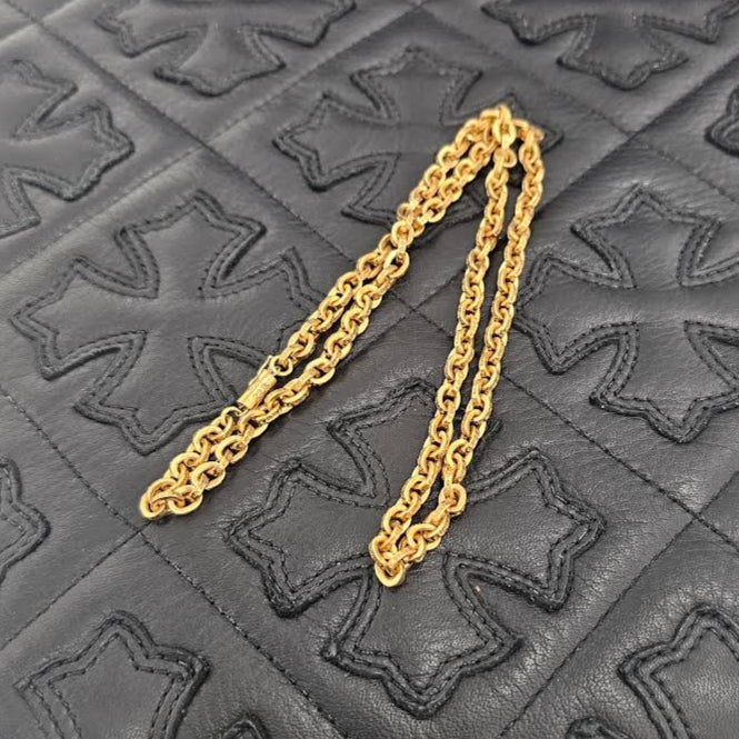 CHROME HEARTS 22K Paper Chain Necklace 20 Inch クロムハーツ 22K ペーパーチェーン ネックレス 20インチ