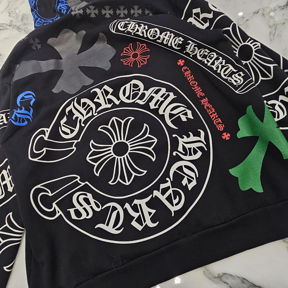 CHROME HEARTS Stencil Pullover Hoodie Size M クロムハーツ ステンシルプルオーバーフーディ サイズM