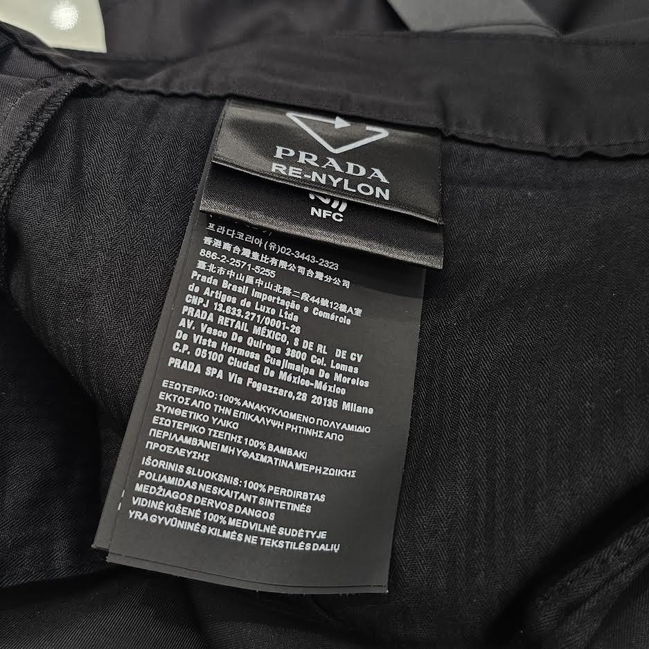 PRADA 2021SS Re-Nylon Bermuda Shorts SPG32 S182 1WQ8 Size 50 プラダ リナイロン バミューダ ショーツ サイズ50