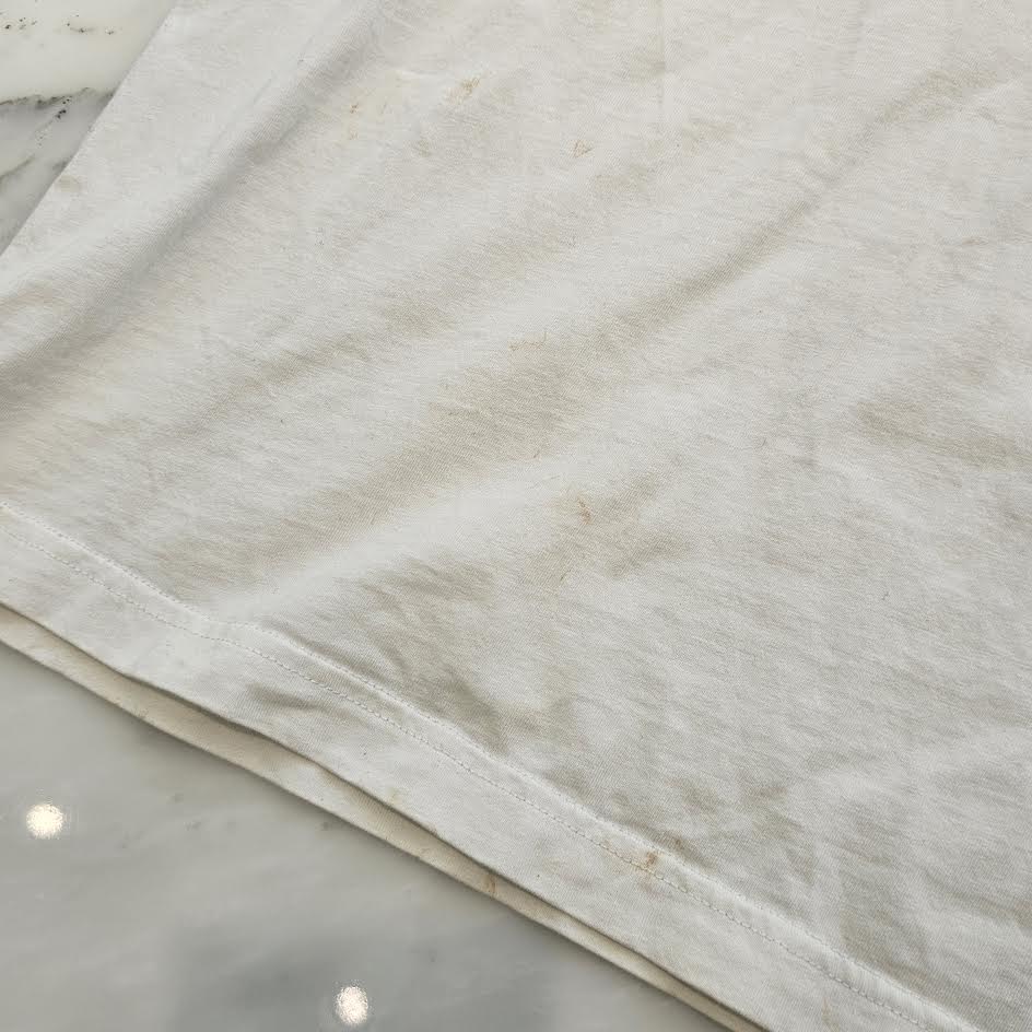 VETMENTS 2021SS Logo Print Back Patch T-Shirt UES1TR540W Size XL ヴェトモン ロゴプリント バックパッチ Tシャツ サイズXL