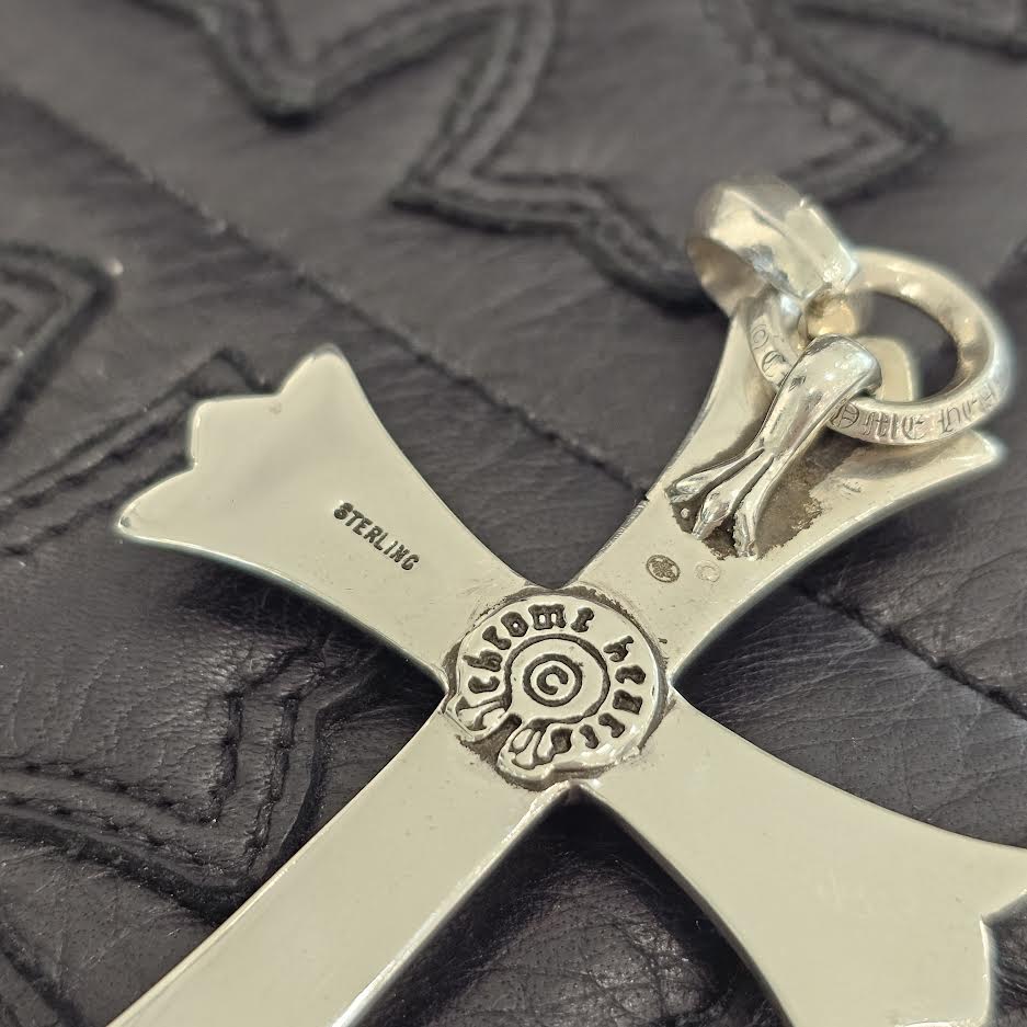CHROME HEARTS Large Cross With Bail Pendant Top クロムハーツ ラージクロス ウィズ ベイル ペンダントトップ