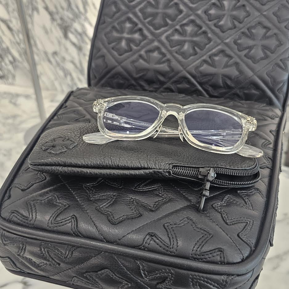 CHROME HEARTS SMOKE SHOW - A Clear Sunglasses Size 52□21-153 クロムハーツ スモークショー-A クリア サングラス サイズ52□21-153