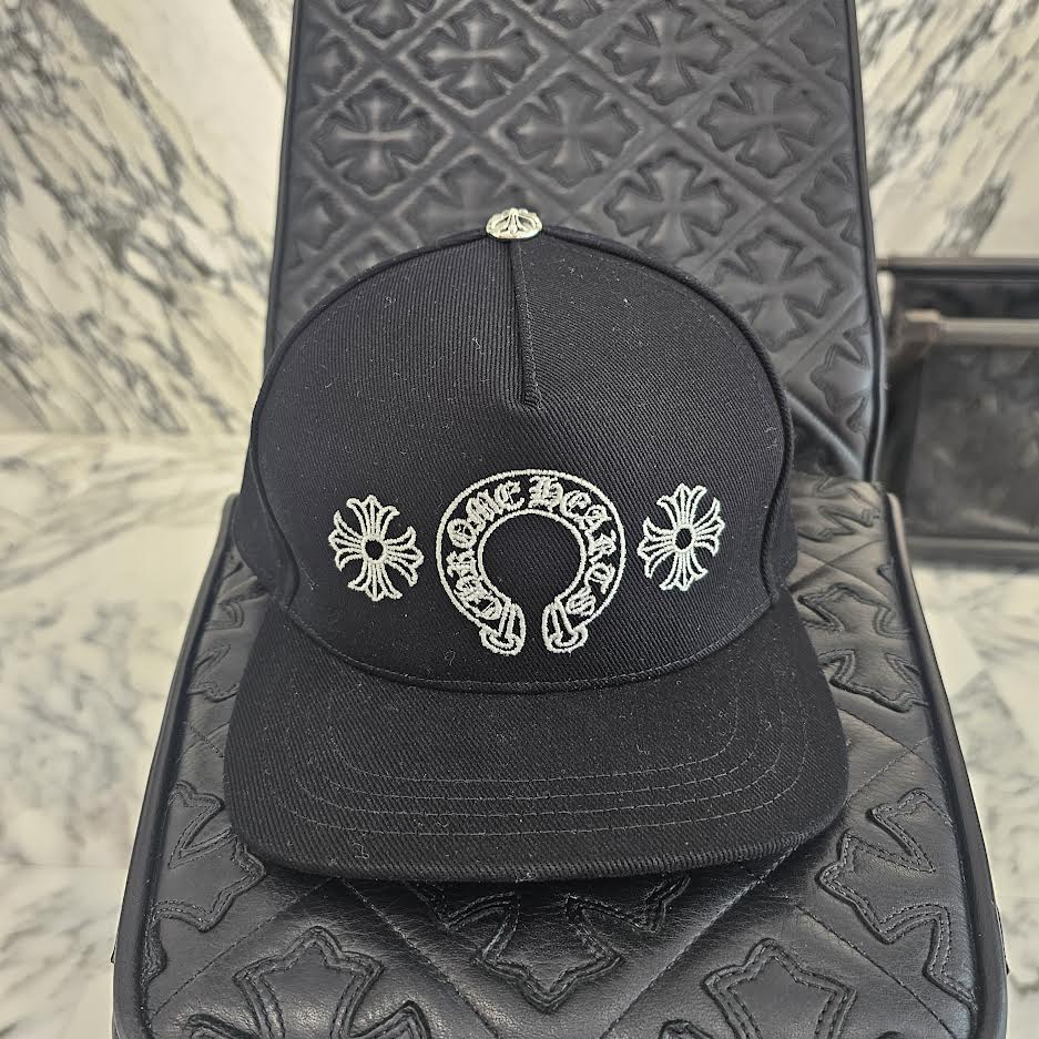 CHROME HEARTS ベースボールキャップ OS (ONE SIZE) Chrome Hearts - Chrome Hearts ベースボールキャップ ブラック