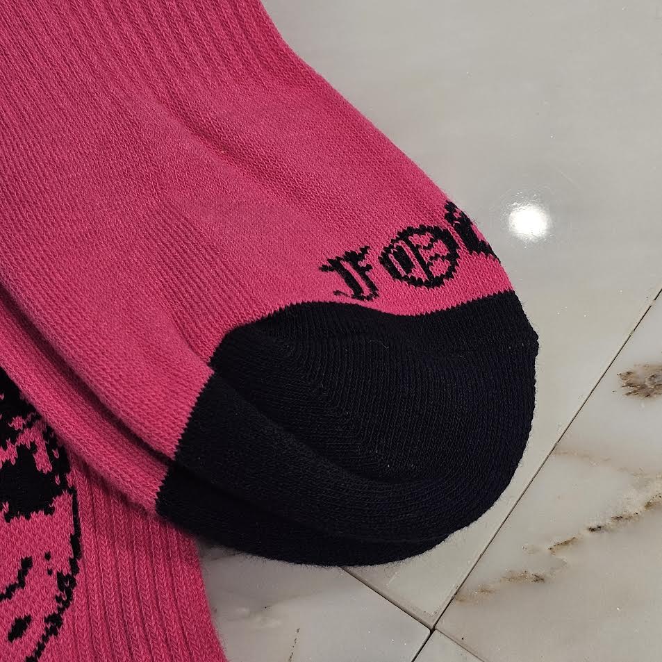 CHROME HEARTS FOTI Skull Embroidery Socks x3 Size JP（27-30