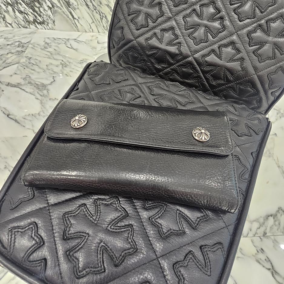 CHROME HEARTS Wave Cross Ball Wallet クロムハーツ ウェーブ クロスボール ウォレット