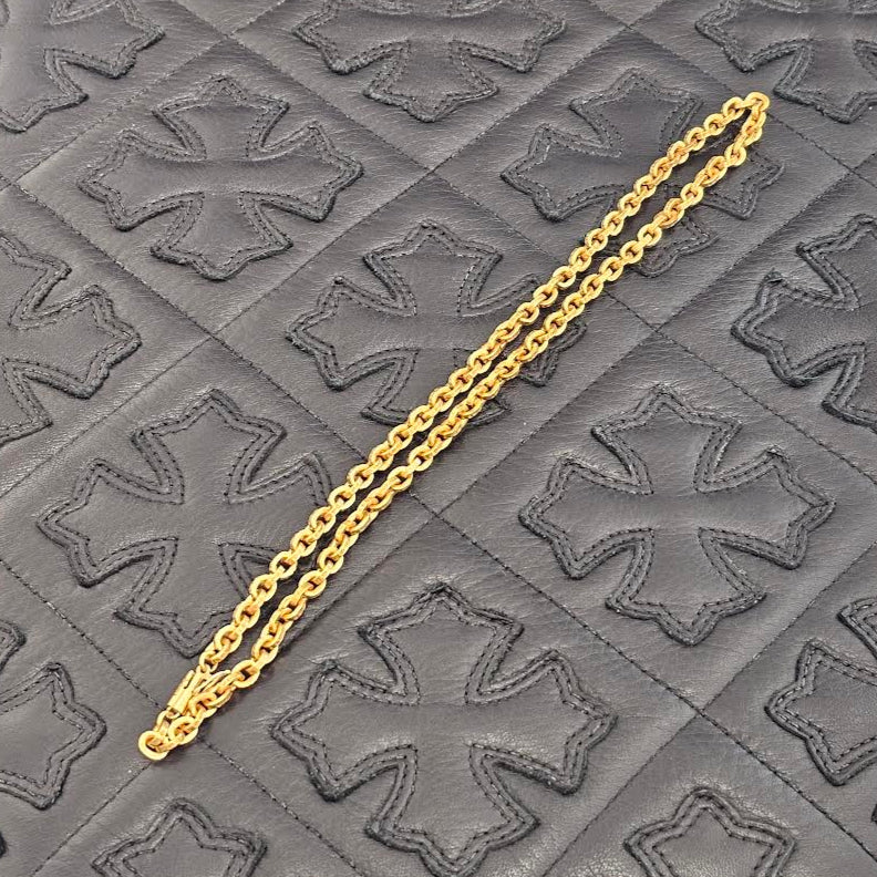 CHROME HEARTS 22K Paper Chain Necklace 18 Inch クロムハ―ツ 22K ペーパーチェーン ネックレス サイズ18インチ