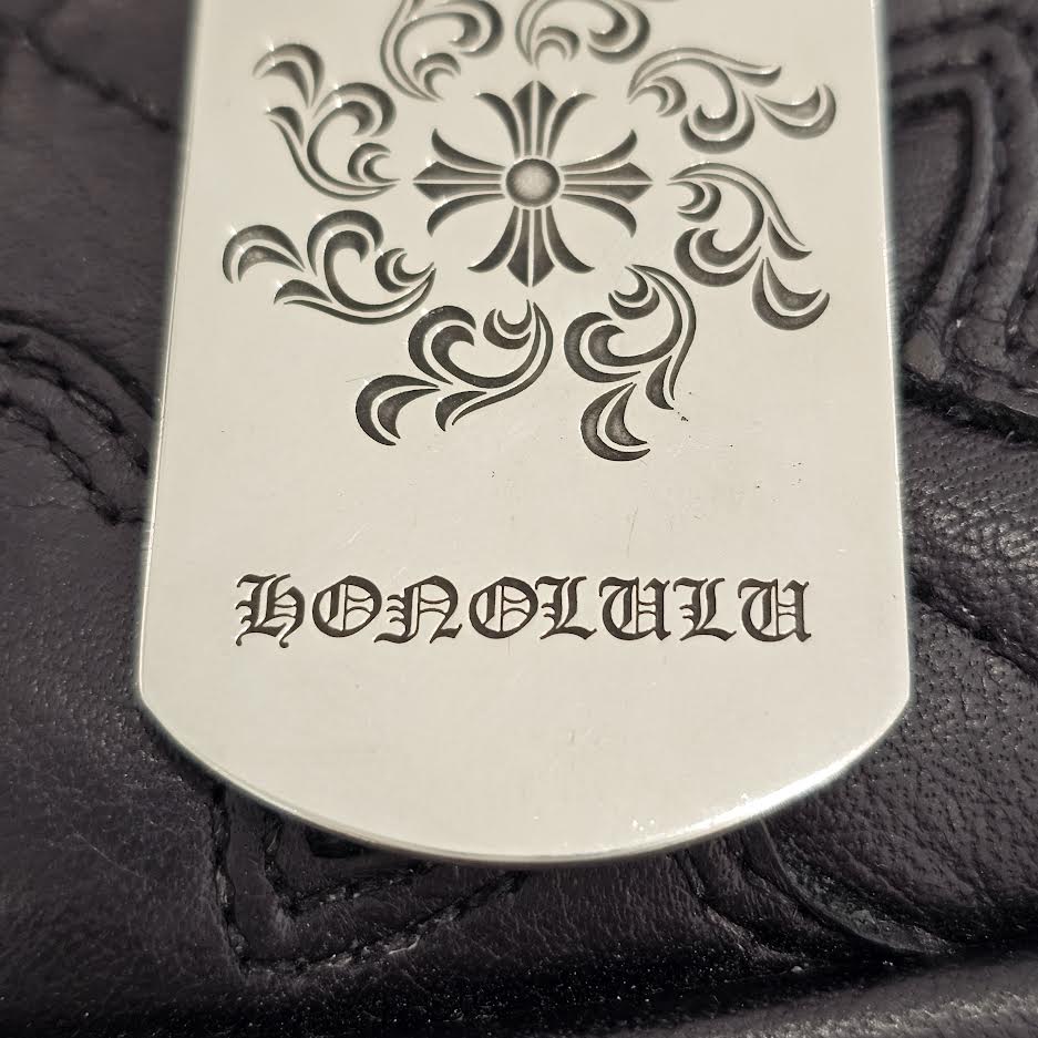 CHROME HEARTS Honolulu Limited DOG TAG CH Shine Ball Chain Necklace クロムハーツ ホノルル限定 ドッグタグ CHシャイン ボールチェーン ネックレス