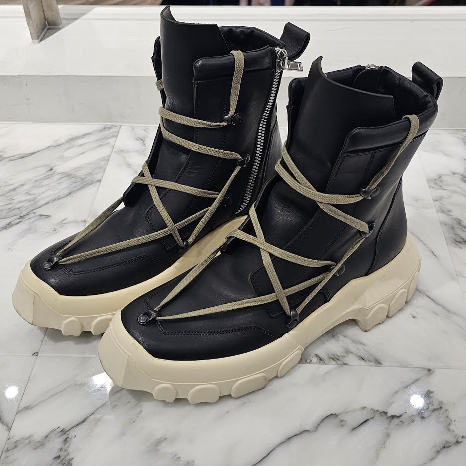 Rick Owens 2018SS DRKSHDW Lace Up Hiking Boots RR18S5810
