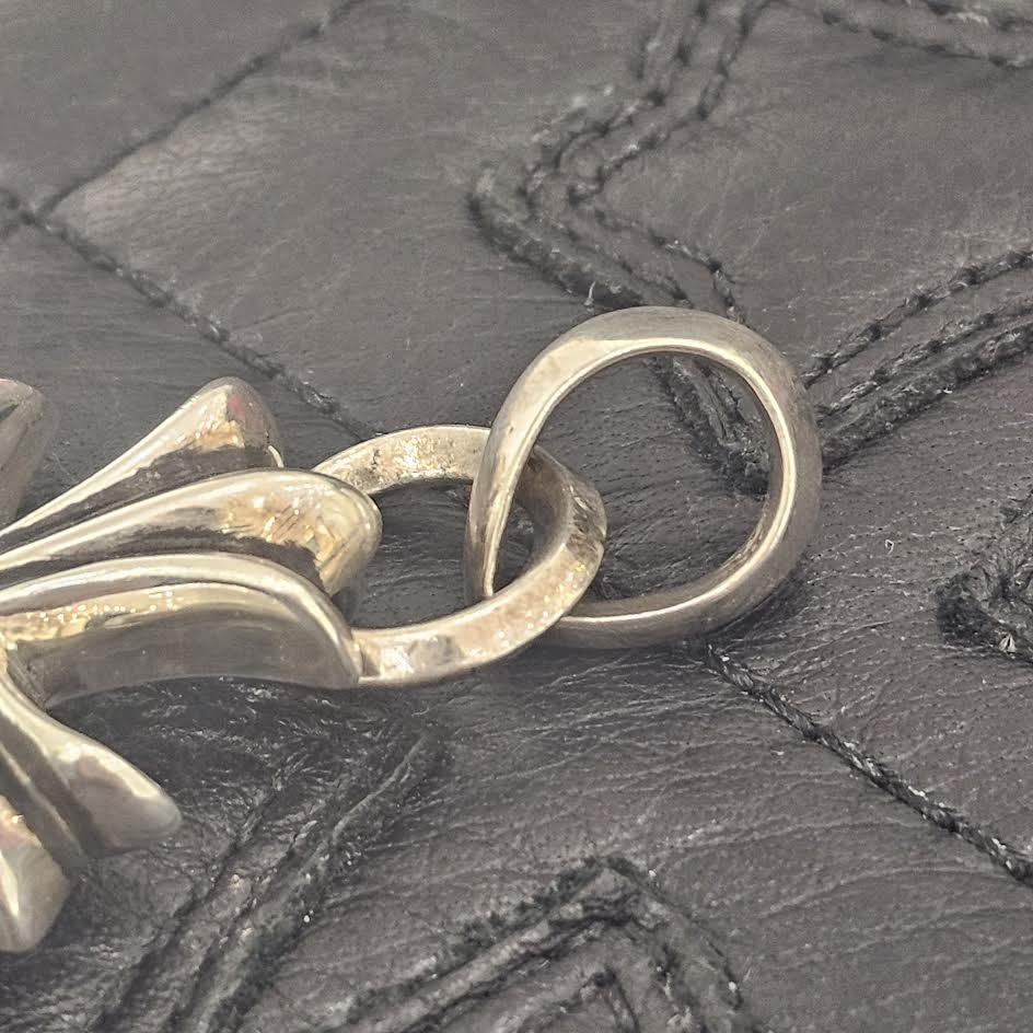 CHROME HEARTS Small CH Cross Pendant Top With Bail クロムハーツ スモールCHクロス ペンダントトップ ウィズ ベイル シルバー925