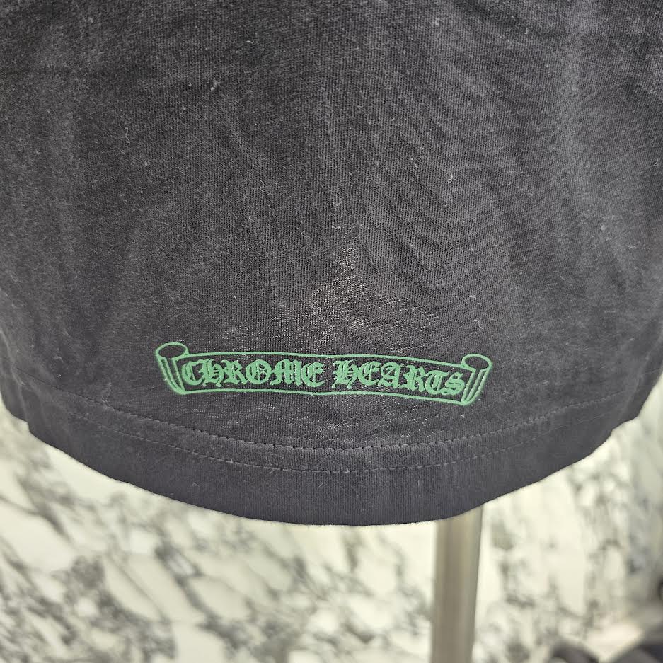 CHROME HEARTS Back Cemetery Cross Print Tee Size S クロムハーツ バック セメタリークロス プリント Tシャツ サイズS