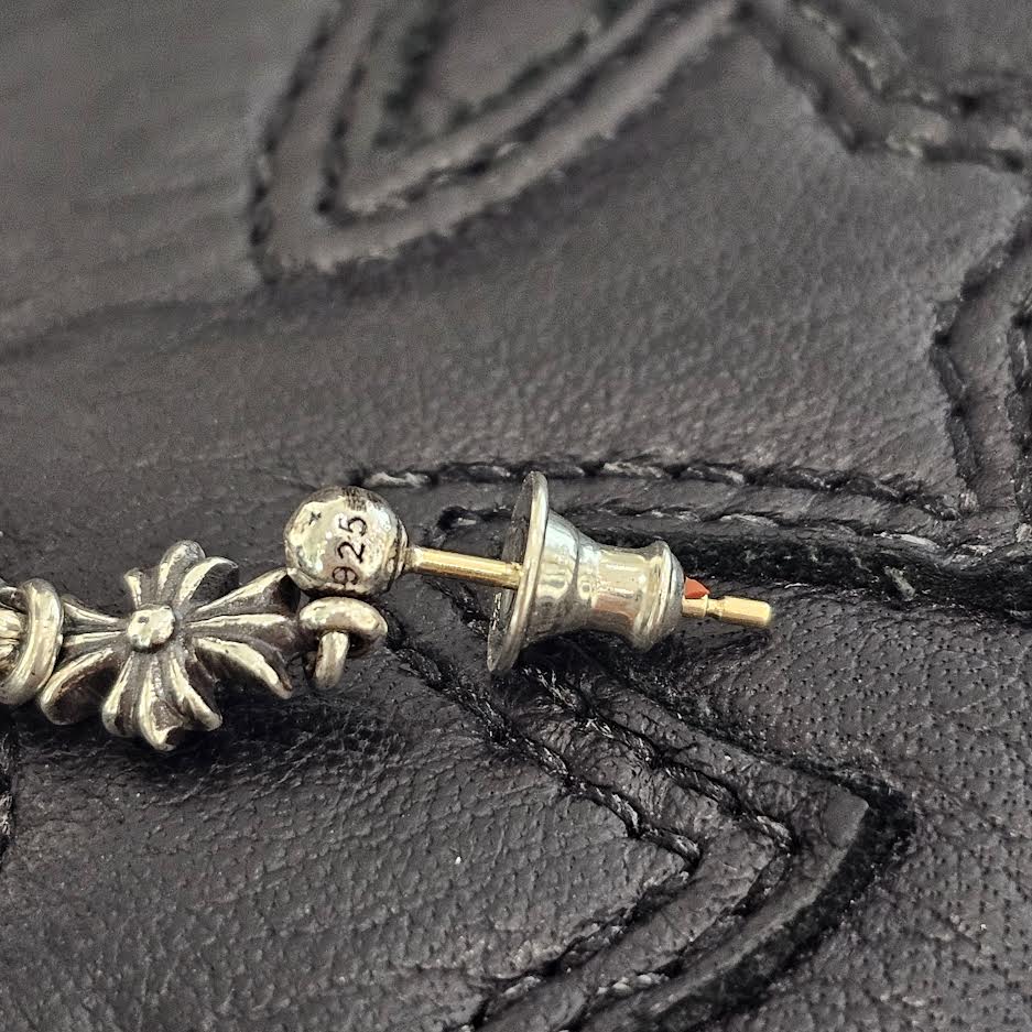 CHROME HEARTS Tiny E CH Plus 3 Drop Earring クロムハーツ タイニーE CHプラス 3ドロップ イヤリング ピアス