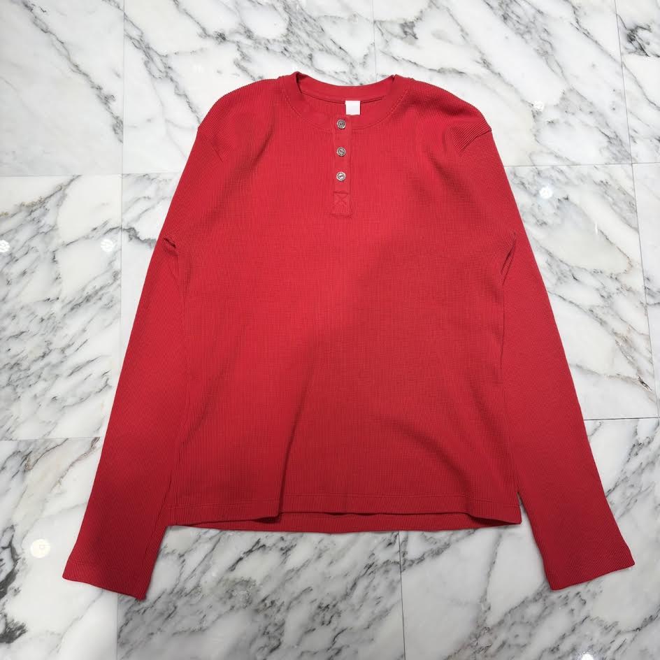 CHROME HEARTS Y NOT King Taco 3 Cemetery Cross Embroidery Thermal Long Sleeve Tee Size L クロムハ―ツ ワイノット キングタコ 3セメタリークロス刺繍 サーマルロングスリーブTシャツ サイズL