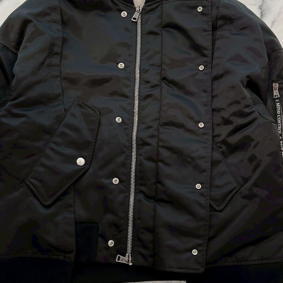 MONCLER × Palm Angels 2019AW Moncler Genius 8 AXL Bomber Down Jacket E209L4130200 539K2 Size 2 モンクレール × パームエンジェルス モンクレールジーニアス8 AXL ボンバー ダウンジャケット サイズ2