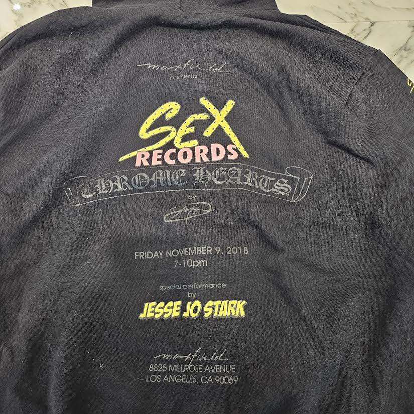 CHROME HEARTS × MATTY BOY PPO Sex Records Hoodie Size S クロムハーツ × マッティボーイ PPO セックスレコード フーディー サイズS