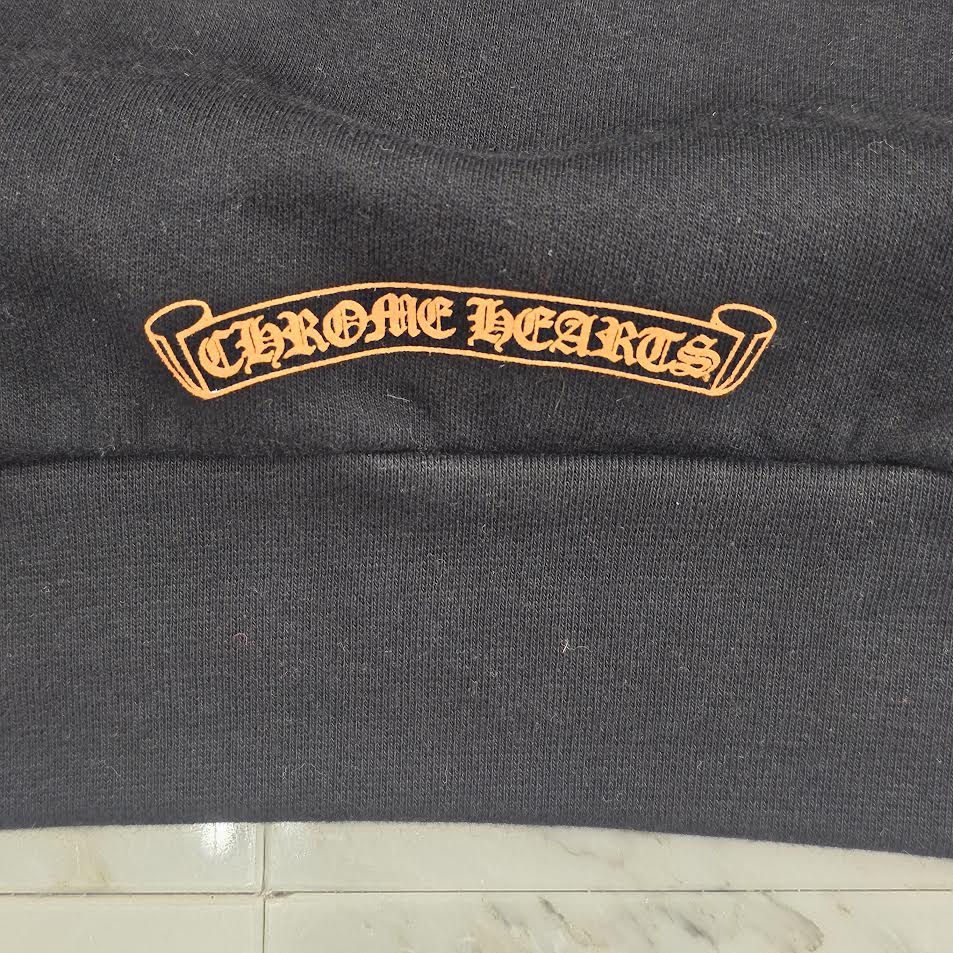 CHROME HEARTS King Taco 3 Cemetery Cross Print Pullover Hoodie Size M クロムハーツ キングタコ 3セメタリークロス プリント プルオーバーフーディー サイズM