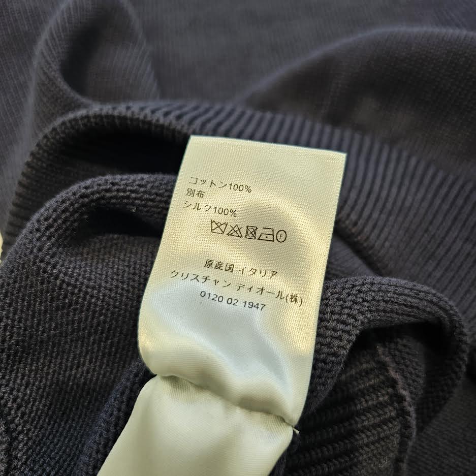 DIOR 2021AW Oblique Sideline Knit Sweater 113M638AT187 Size XL ディオール オブリーク サイドライン ニットセーター サイズXL