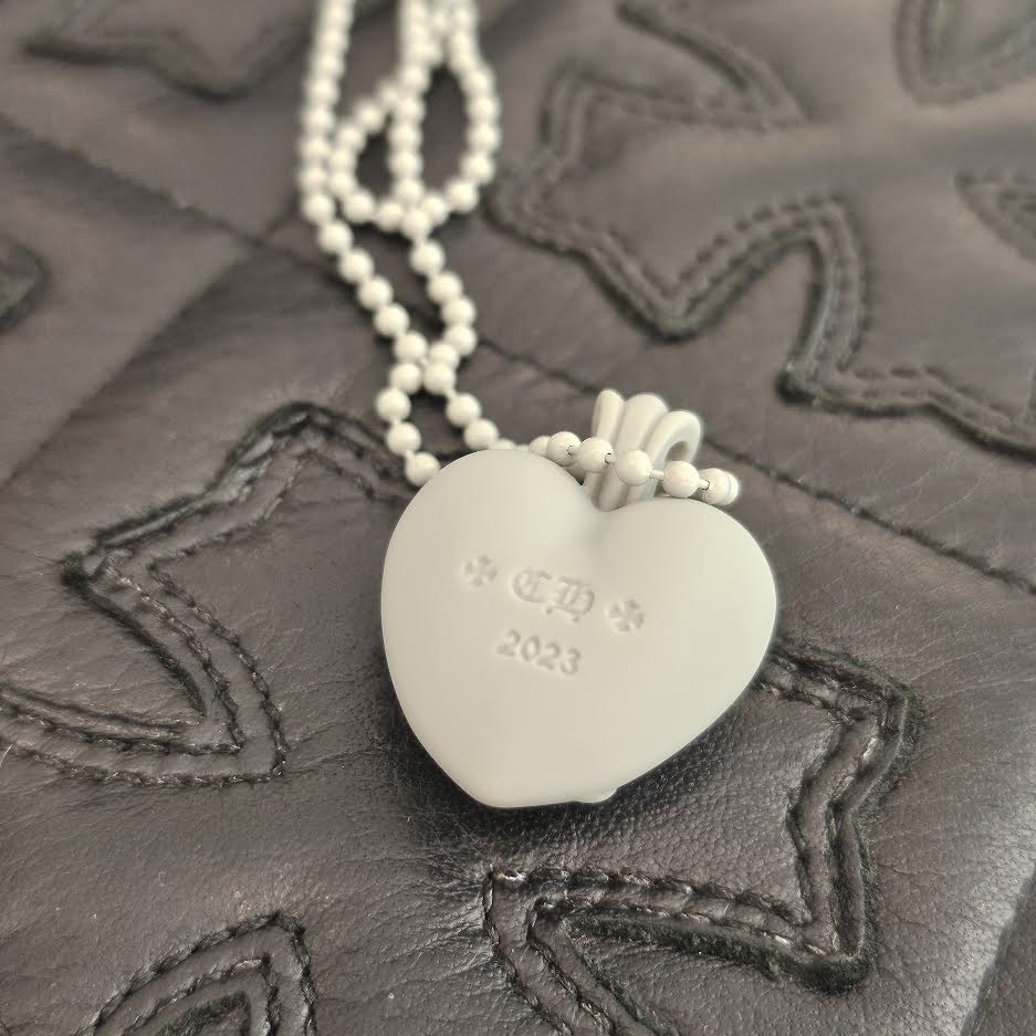 CHROME HEARTS CH Heart Silicon Rubber Necklace クロムハーツ CHハート シリコンラバー ネックレス