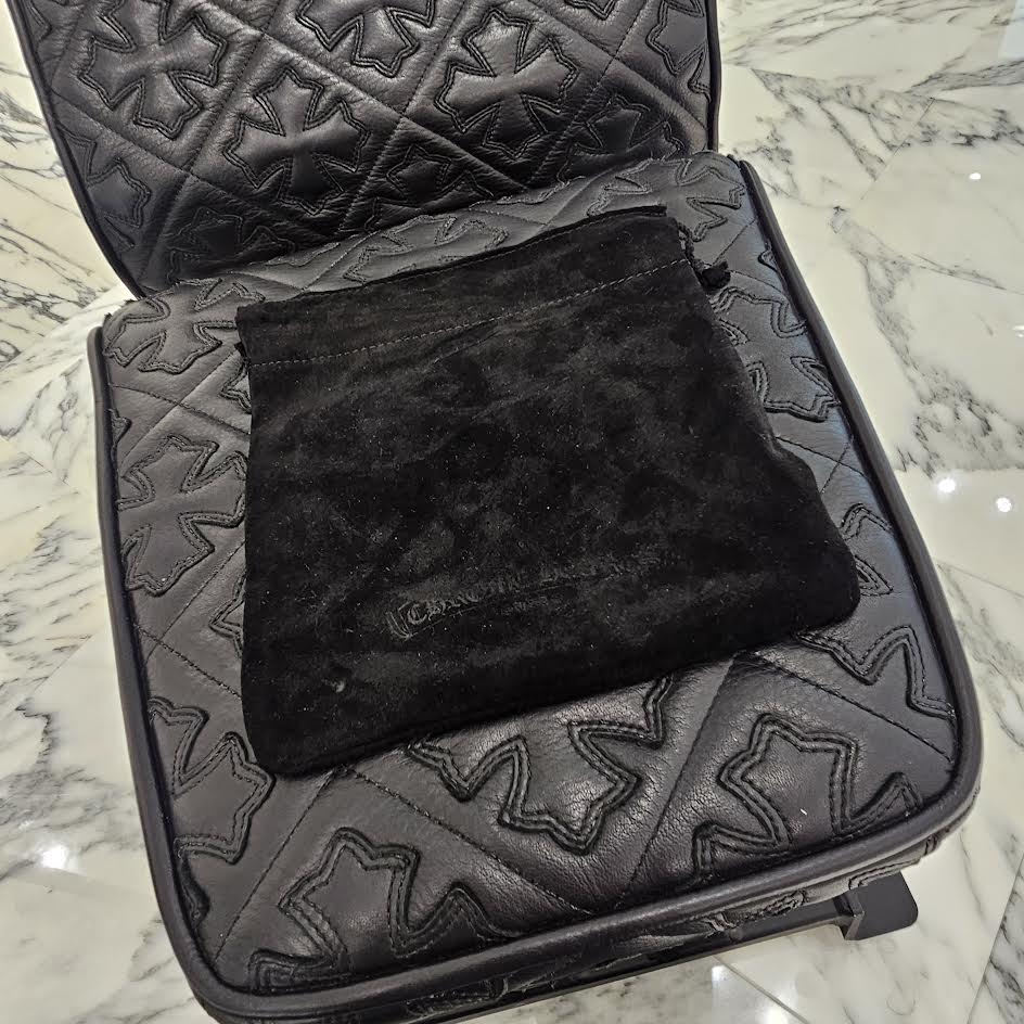 CHROME HEARTS 1.5 Gunslinger Leather Belt Size 38 クロムハーツ 1.5インチ ガンスリンガー レザーベルト サイズ38