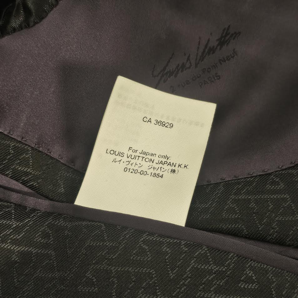 LOUIS VUITTON 2024SS Double Breasted Wool Pont Neuf Suit Jacket Size 48 ルイヴィトン ダブルブレステッド ウールポンヌフ スーツジャケット サイズ48