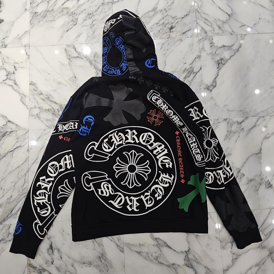 CHROME HEARTS Stencil Pullover Hoodie Size M クロムハーツ ステンシルプルオーバーフーディ サイズM