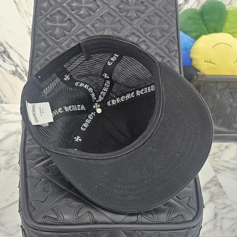 CHROME HEARTS King Taco 3 Cemetery Cross Patch Mesh Cap Size ONE SIZE（53-60）クロムハーツ キングタコ 3セメタリークロスパッチ メッシュキャップ サイズONE SIZE（53-60）