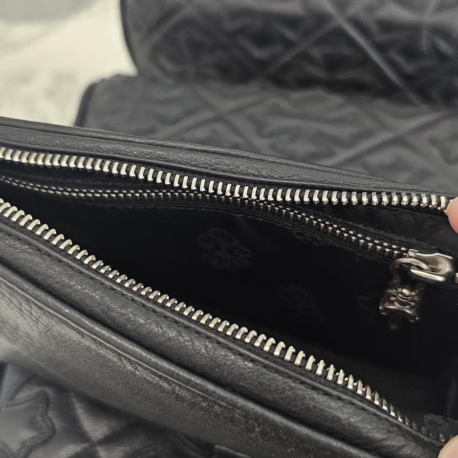 CHROME HEARTS The Night Leather Hand Bag クロムハーツ ザ・ナイト レザー ハンドバッグ