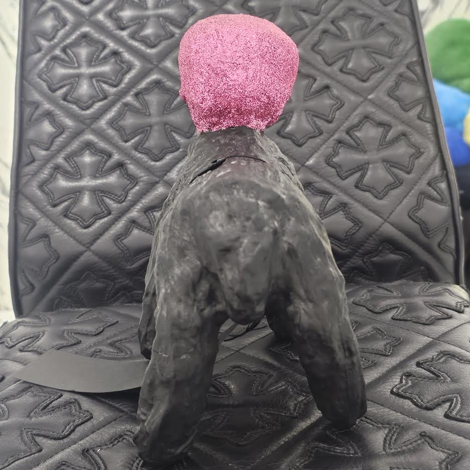 CHROME HEARTS JOE FOTI Glitter Skull Dog Display Toy クロムハーツ ジョーフォティ グリッター スカル ドッグ ディスプレイトイ