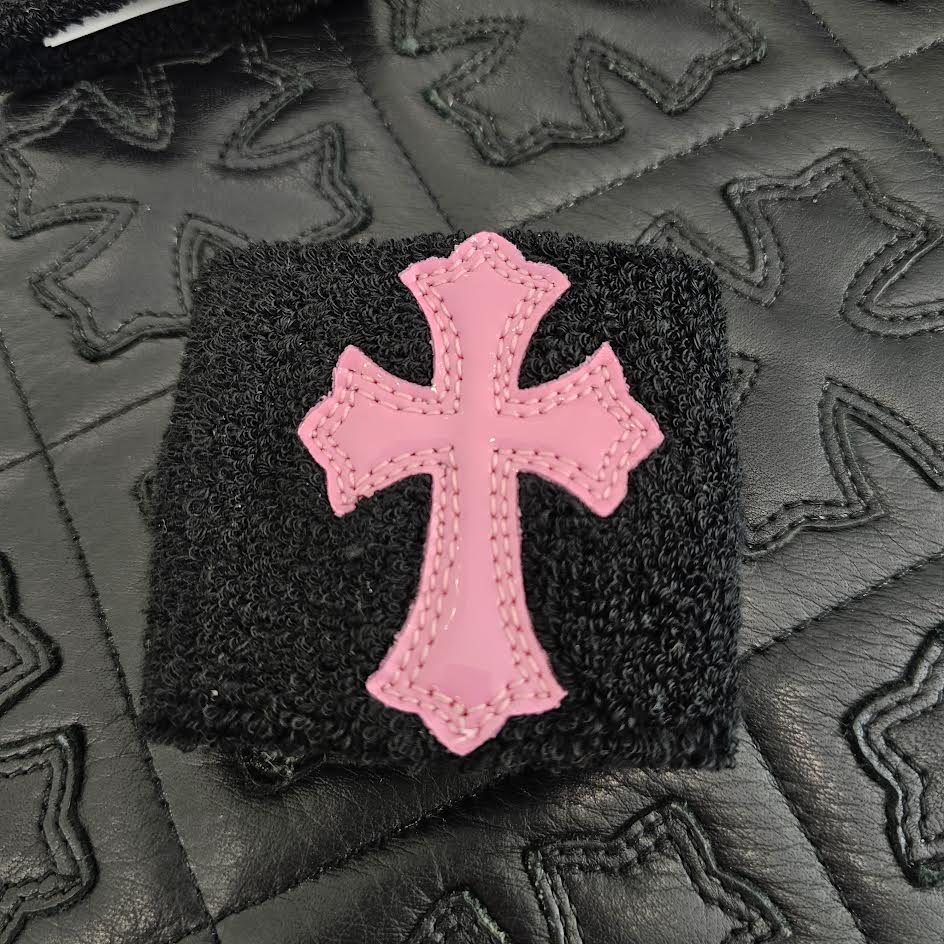 CHROME HEARTS Patent Leather Cross Patch Wrist Band Size ONE SIZE（7cm）クロムハーツ パテントレザー クロスパッチ リストバンド サイズONE SIZE（7cm）