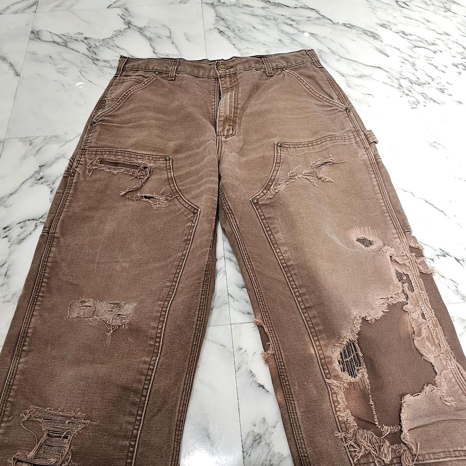 Carhartt Double Knee Denim Painter Pants Size 34×32 カーハート