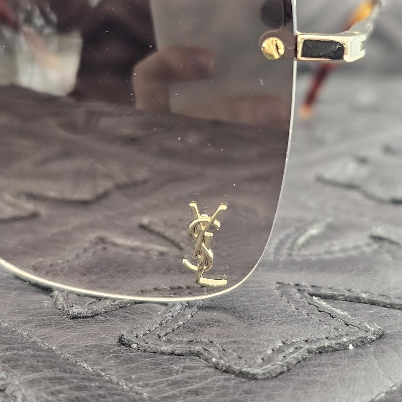 SAINT LAURENT PARIS SL 312 M LIGHT GOLD AND GRADIENT BROWN Sunglasses 652363Y99028009 サンローランパリ SL 312 M ライト ゴールド アンド グラデーション ブラウン サングラス