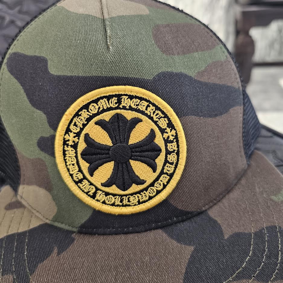 【新品 XXL】CHROME HEARTS Yellow CH Plus CHROME HEARTS CH Plus Square Diamond 10 stone No. 18 (58