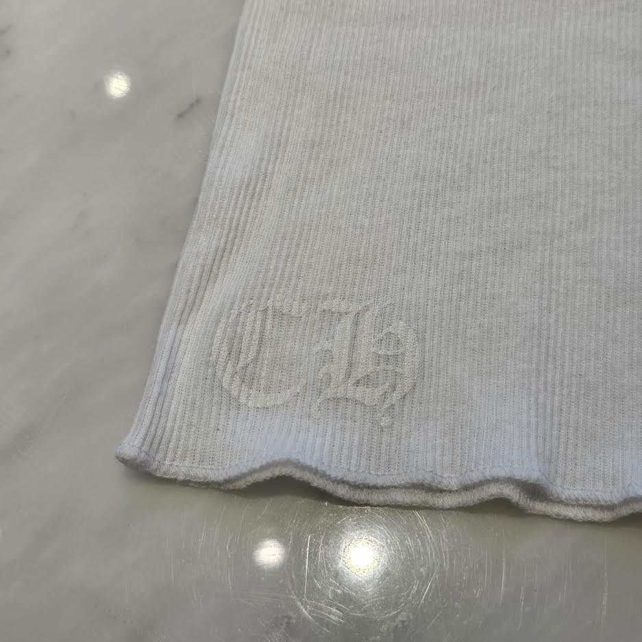 CHROME HEARTS Neck Logo Back Scroll Tank Top Size S クロムハーツ ネックロゴ バックスクロール タンクトップ サイズS