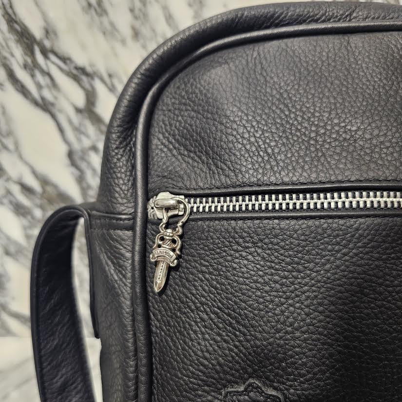 CHROME HEARTS TAKA BAG Leather Shoulder Bag クロムハーツ タカバッグ レザーショルダーバッグ