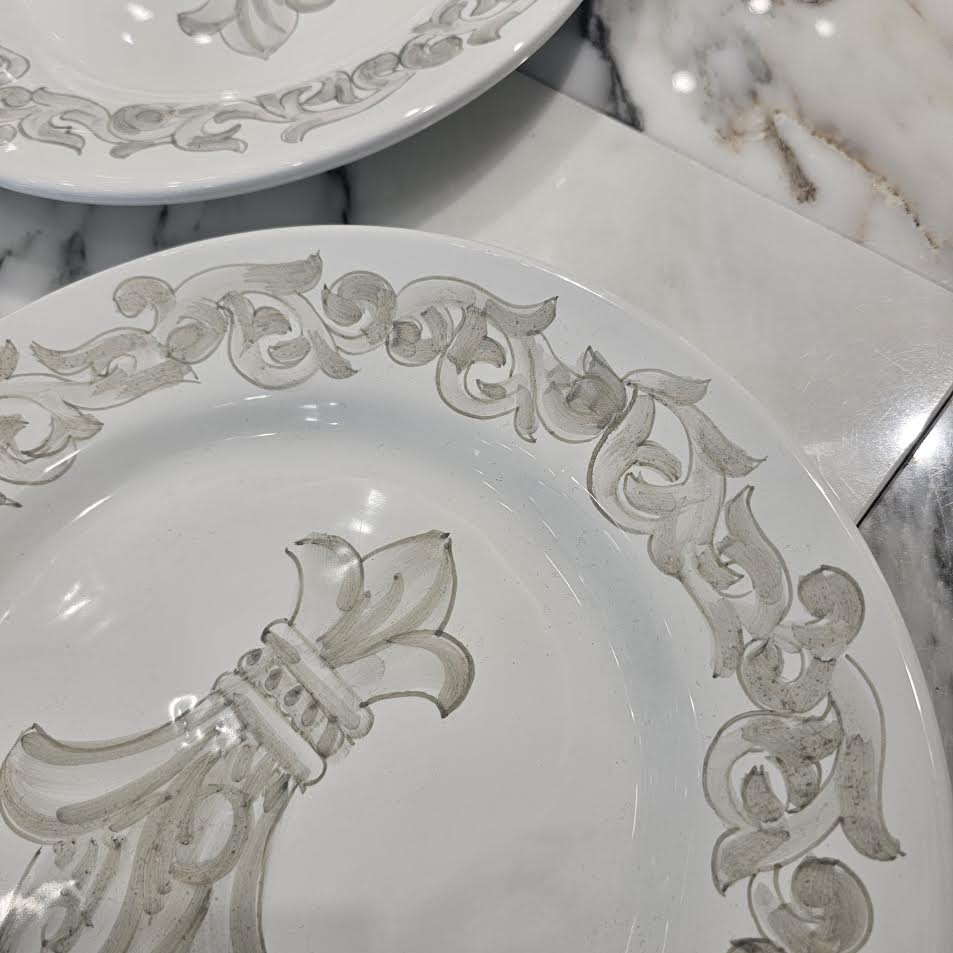 CHROME HEARTS BS Flare Dinner Plate Large クロムハーツ BSフレア ダイナー プレート ラージ