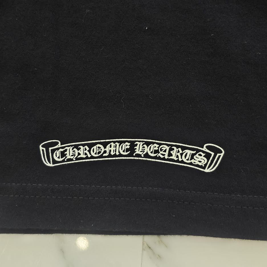 CHROME HEARTS Back 3 Cross Horseshoe Tee Size M クロムハーツ バック 3クロス ホースシュー Tシャツ サイズM