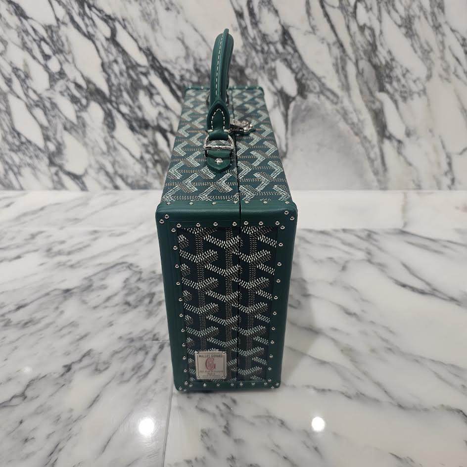 GOYARD 2022SS Grand Hotel Trunk Bag "GREEN" GHOTELPMLTY09CL09P ゴヤール グランドホテル トランクバッグ "グリーン"