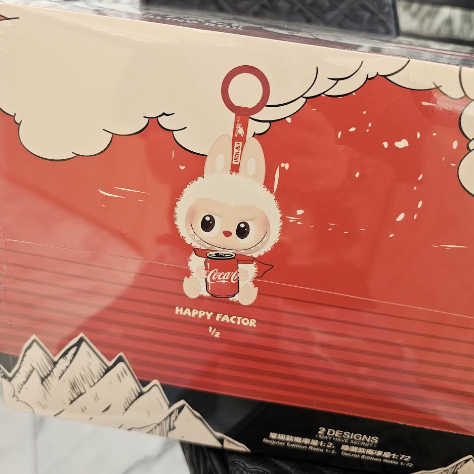 POP MART The Monsters COCA COLA Vinyl Face LABUBU ポップマート ザ・モンスターズ コカ・コーラ ビニールフェイス ラブブ ストラップ