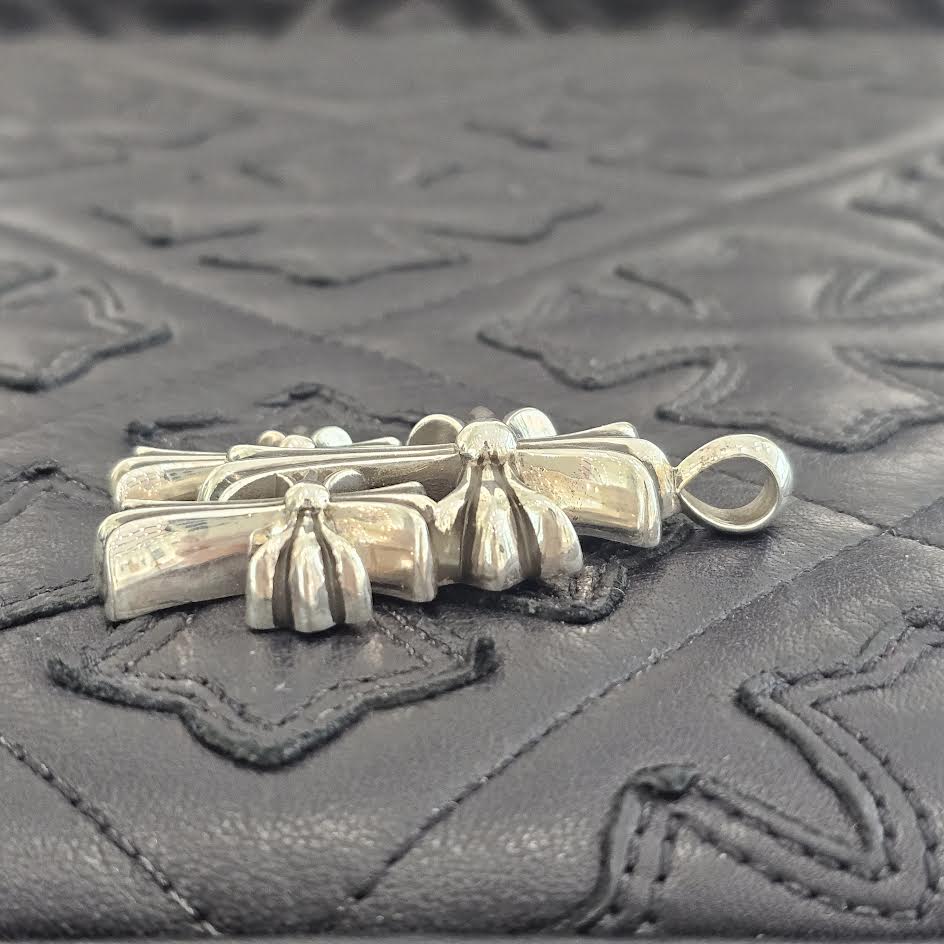 CHROME HEARTS Triple Cross Pendant Top クロムハーツ トリプルクロス ペンダントトップ