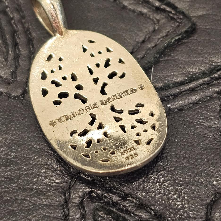 CHROME HEARTS Classic Oval Cross Pendent Top クロムハーツ