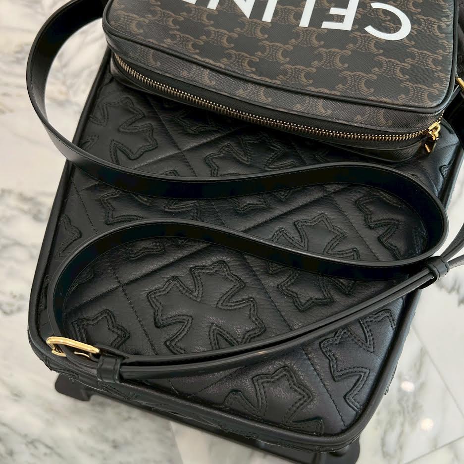 CELINE Medium Messenger Bag / Triomphe Canvas 194502CIM セリーヌ ミディアム メッセンジャーバッグ / トリオンフキャンバス