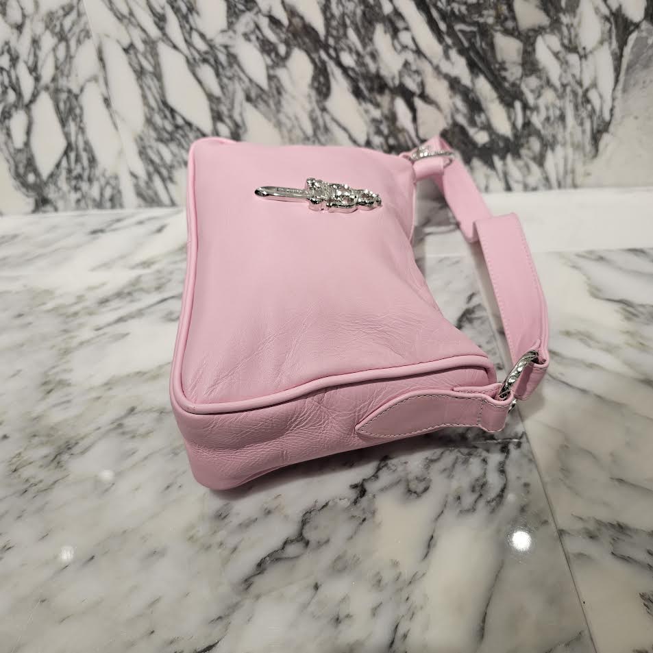 CHROME HEARTS CHICKEN NUGGET Small Leather Shoulder Bag "PINK" クロムハーツ チキンナゲット スモール レザーショルダーバッグ "ピンク"