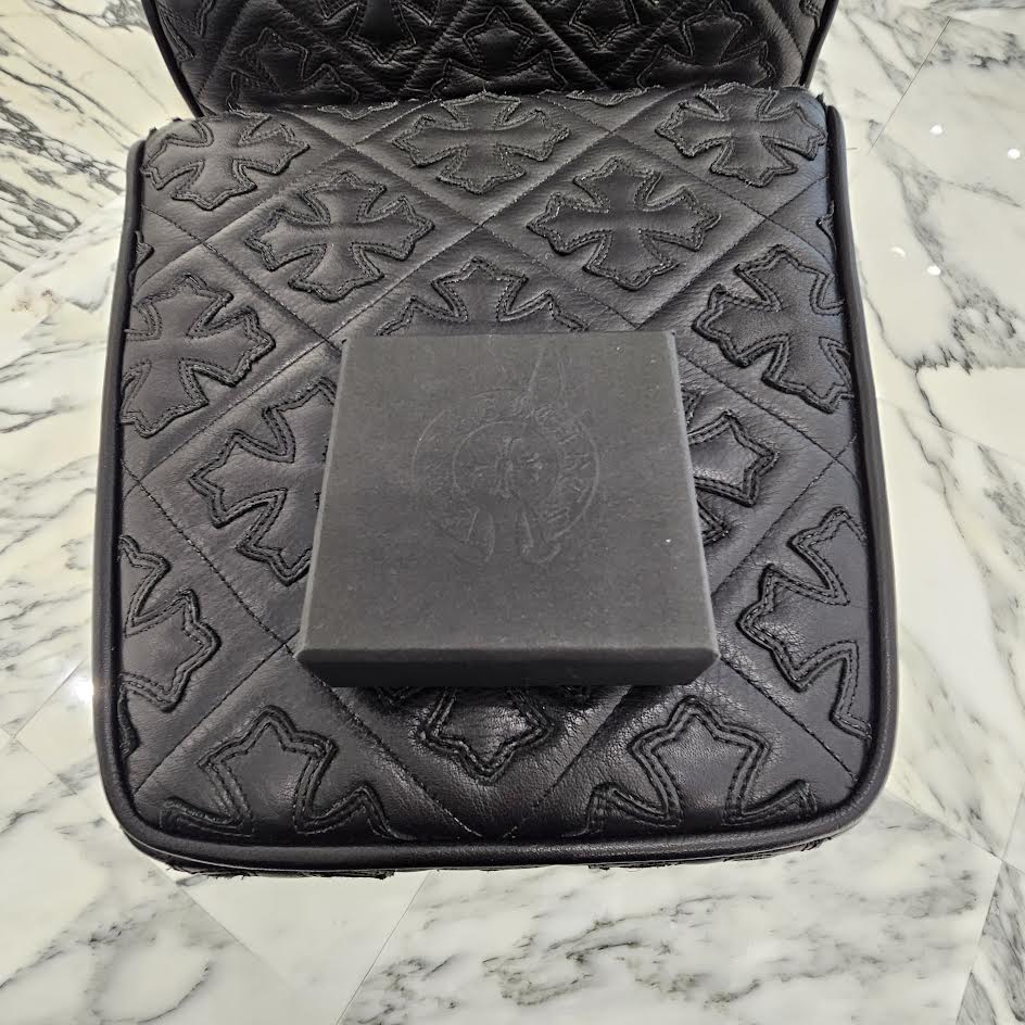 CHROME HEARTS 22K Small CH Cross / Pave Diamond With Bail Pendet Top クロムハーツ 22K スモールCHクロス パヴェダイヤモンド ウィズ ベイル ペンダントトップ