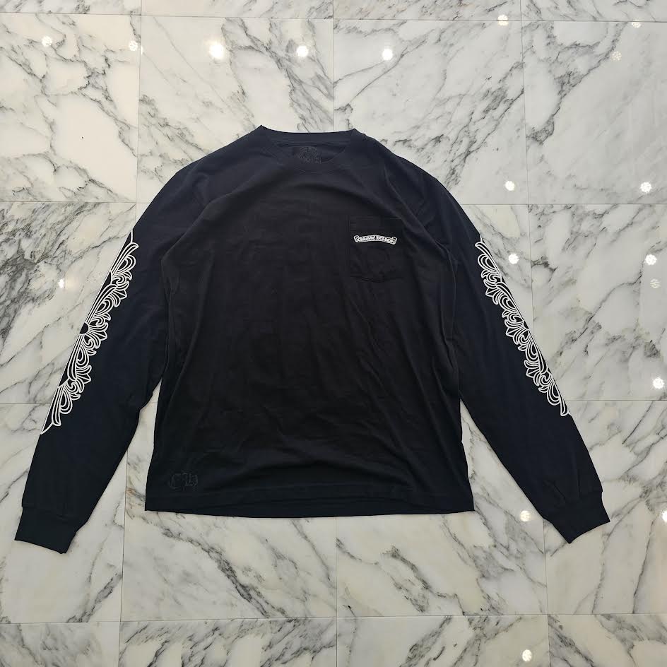 CHROME HEARTS Dagger Eye Chart Long Sleeve Tee Size XXL クロムハーツ ダガー アイチャート ロングスリーブ Tシャツ サイズXXL