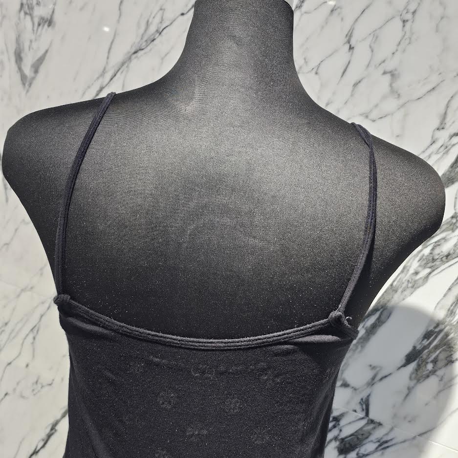 CHROME HEARTS Multi Cross Logo Print Long Camisole Size S クロムハーツ マルチクロス ロゴプリント ロングキャミソール サイズS