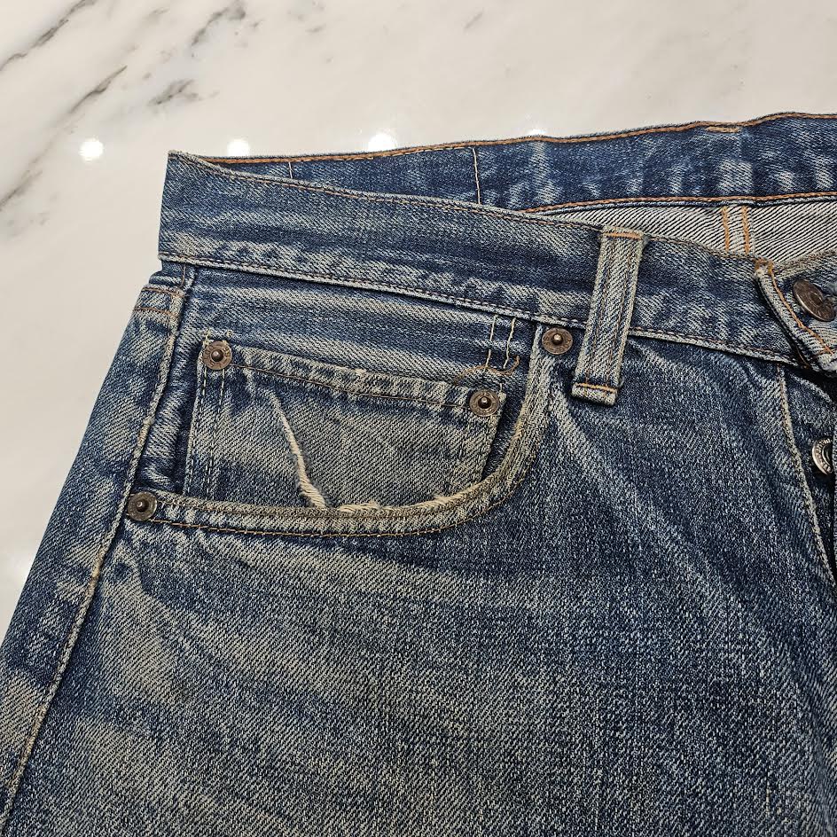 Levi's 501 Vintage BIG E Damage Denim Pants リーバイス 501 ヴィンテージ BIG E ダメージ加工 デニムパンツ ジーンズ
