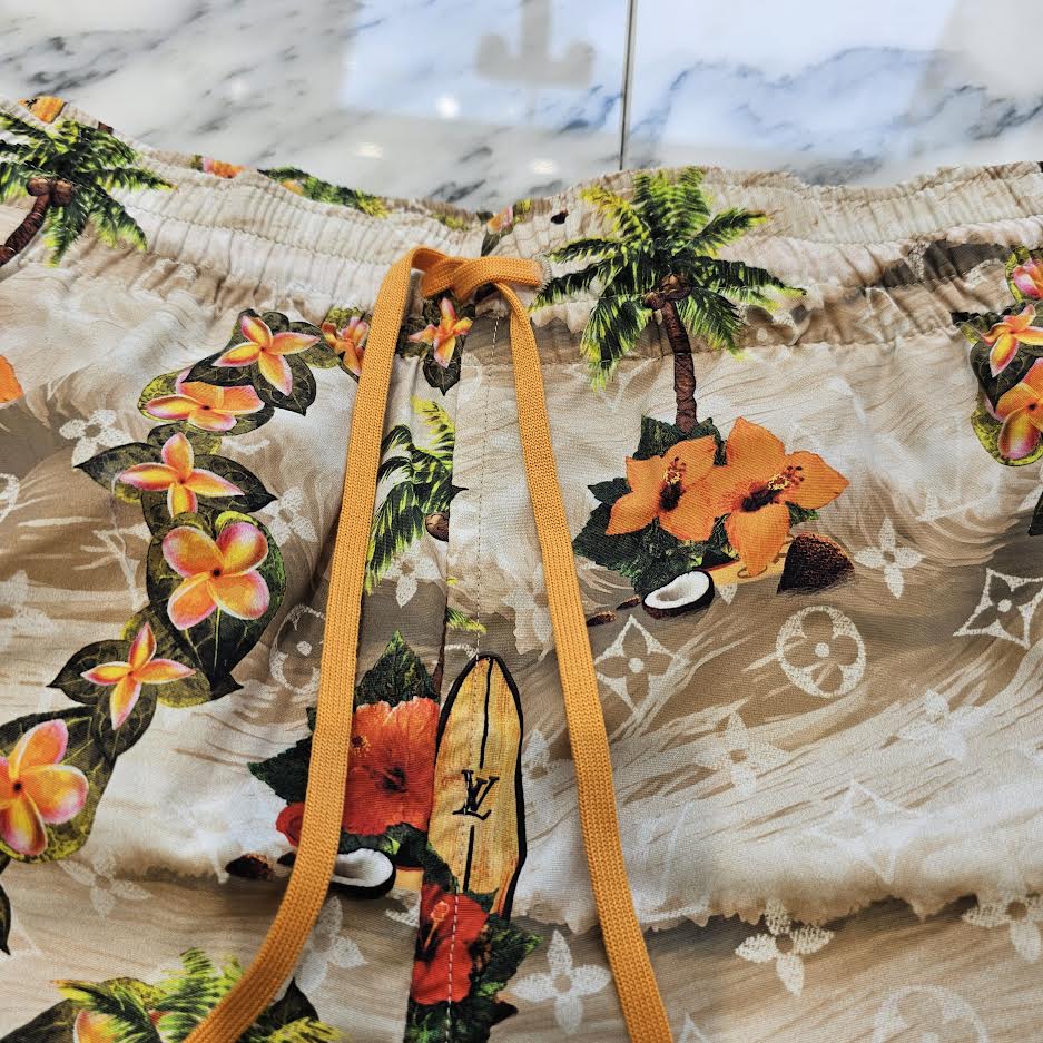 LOUIS VUITTON 2024AW Monogram Nylon Shorts 1AFRNN Size S ルイヴィトン モノグラム ナイロン ショーツ サイズS